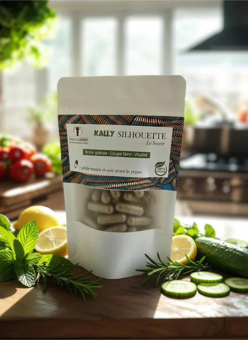KALLY Silhouette | Artisan-Crafted in Senegal | 100% Botanical | Weight Management - Kaïla Karrer Cosmetics