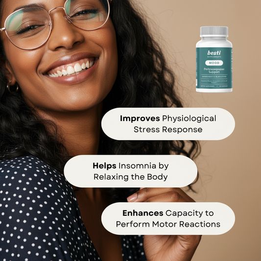 MOOD: Ashwagandha Supplement for Mood Swings & Cramp Relief