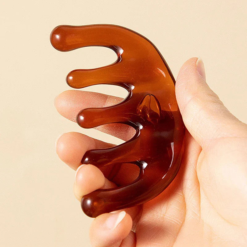 Resin Gua Sha & Scalp Massager Combo