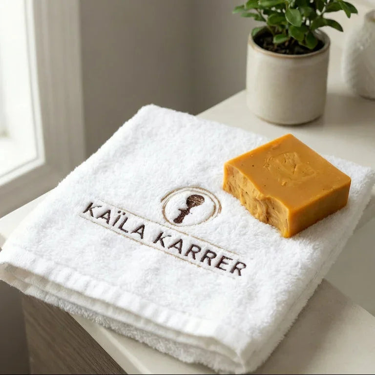 KHERI Turmeric & Orange Brightening Soap/ Handcrafted | Cold-Processed | 100% Natural - Kaïla Karrer Cosmetics